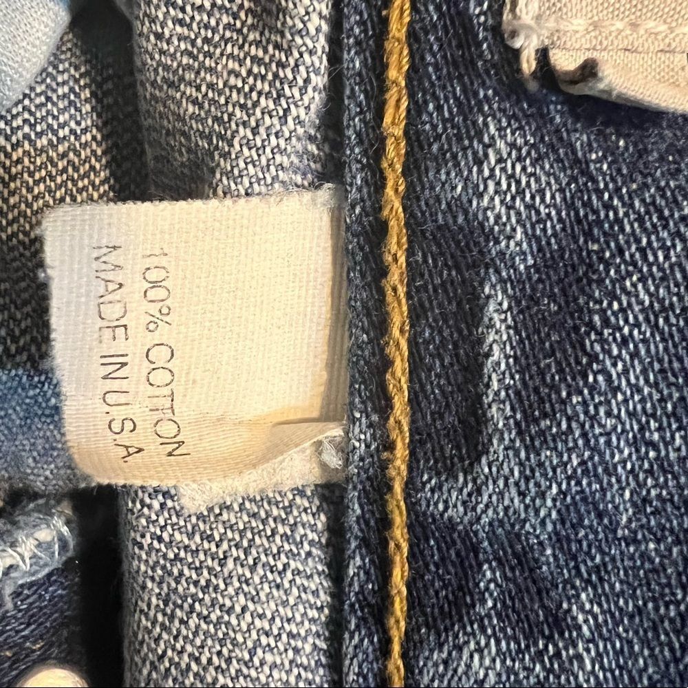 J Crew Button Fly Flare Leg 29.5" Inseam, High Rise Jeans Sz 10 EUC - Picture 4 of 11